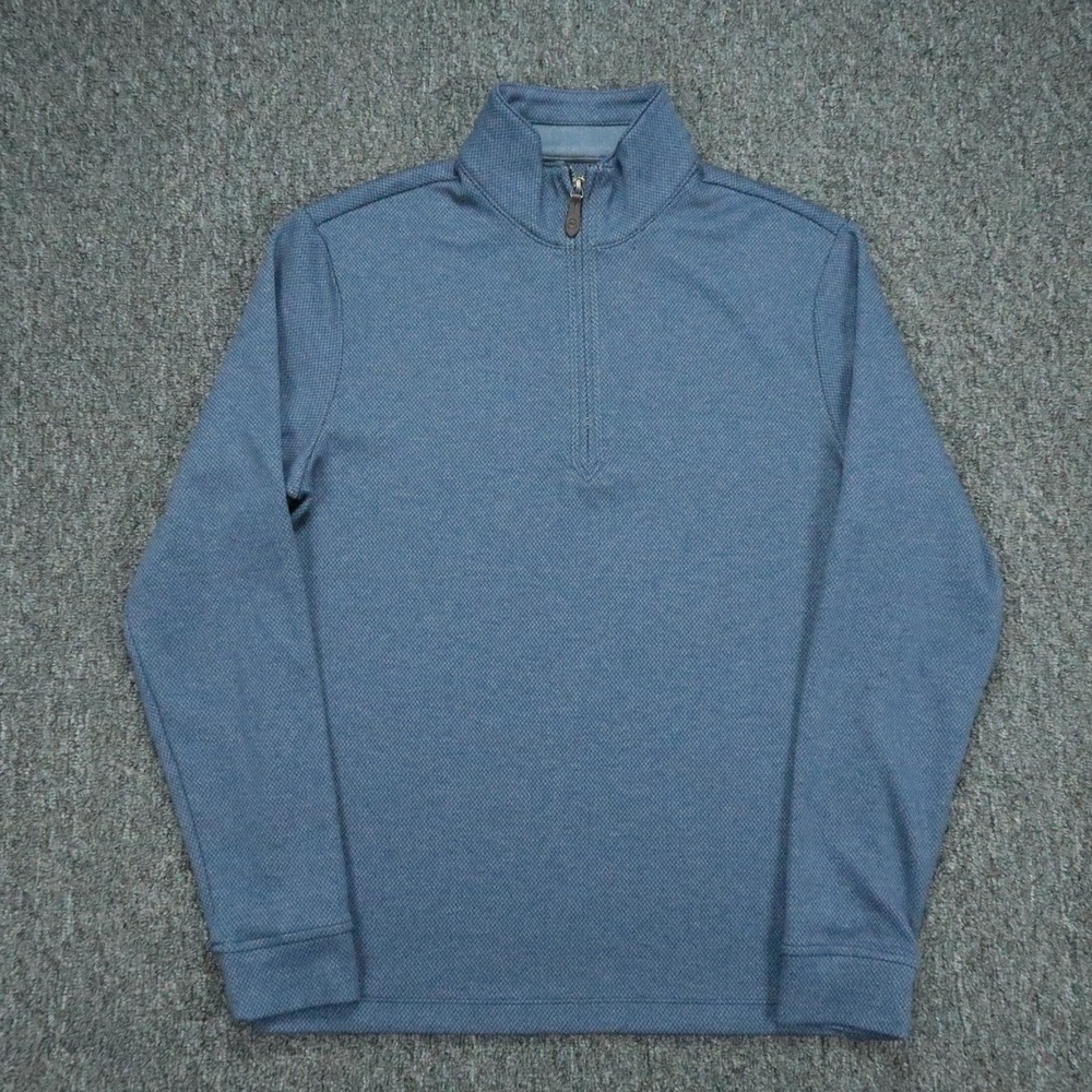 Vineyard Vines Pullover Mens Extra Small Blue Bluffs Quarter Zip Athletic XS